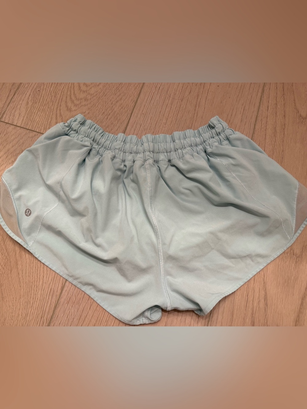 lululemon athletica Mint Green Elastic Waist Athletic Shorts